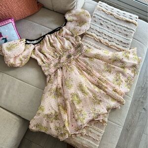 Floral Puff Sleeve Dress